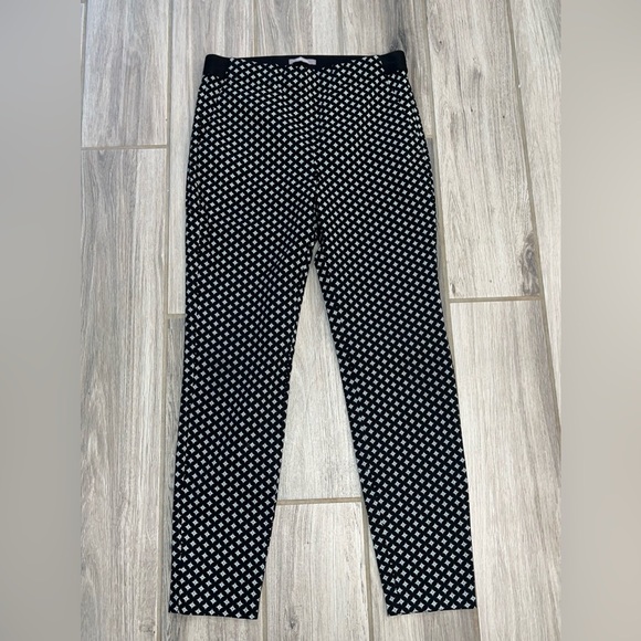 Maurices Black and White Elastic Waist Pants Size M - Picture 1 of 10